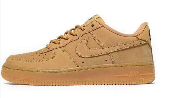 nike air force 1 low men shoes-wheat